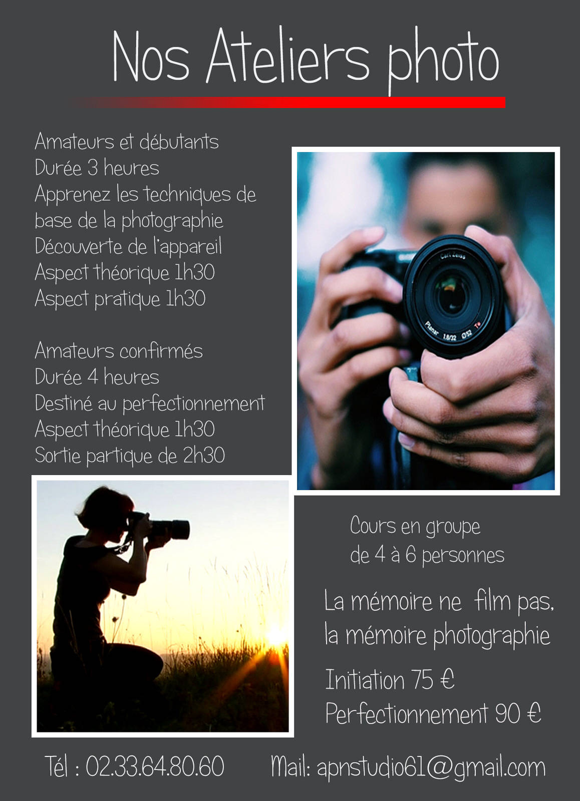 Formations Photographiques
