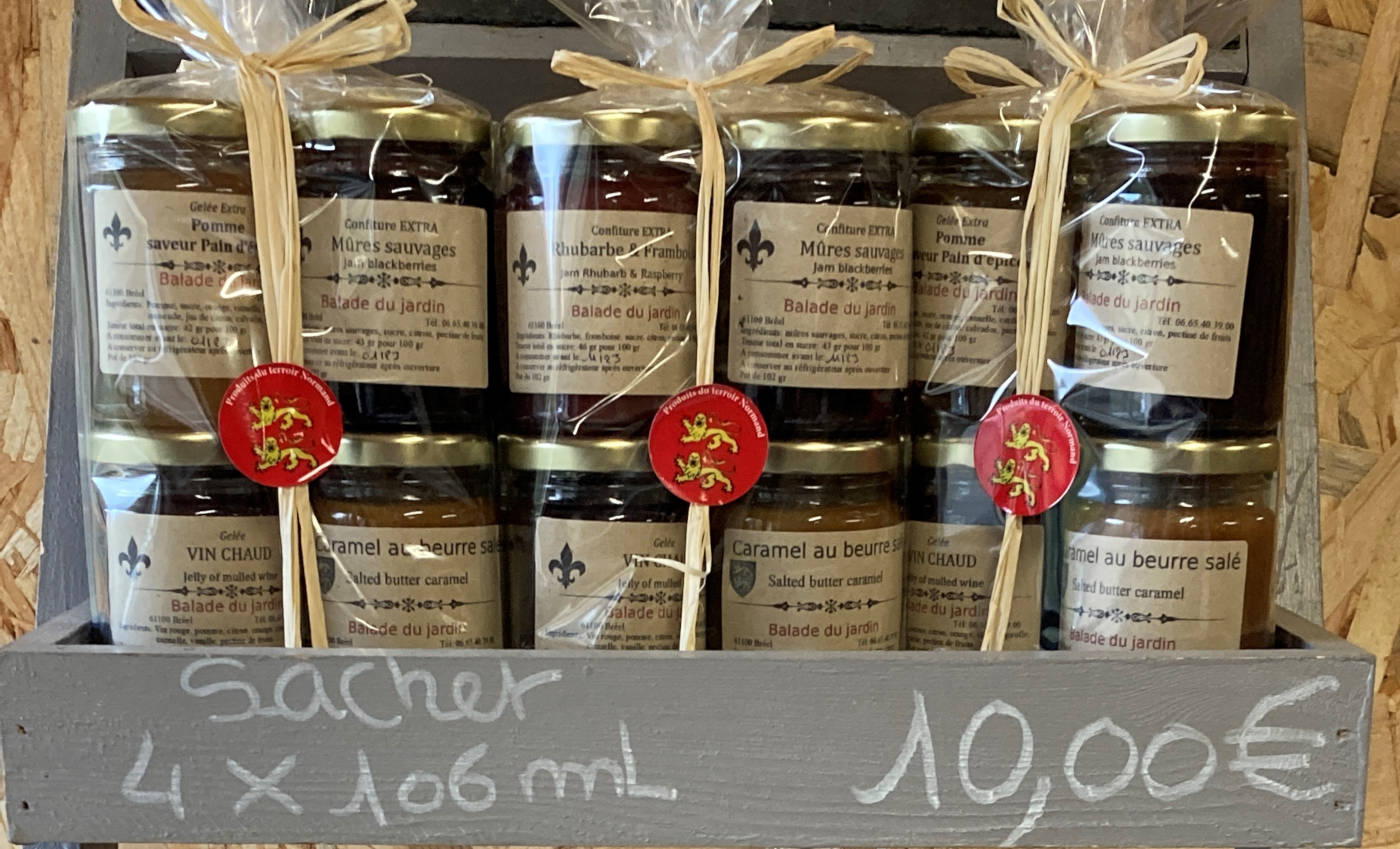 Sachet Découverte Comportant Gelées Et Caramel Au Beurre Salé 4×106 Ml