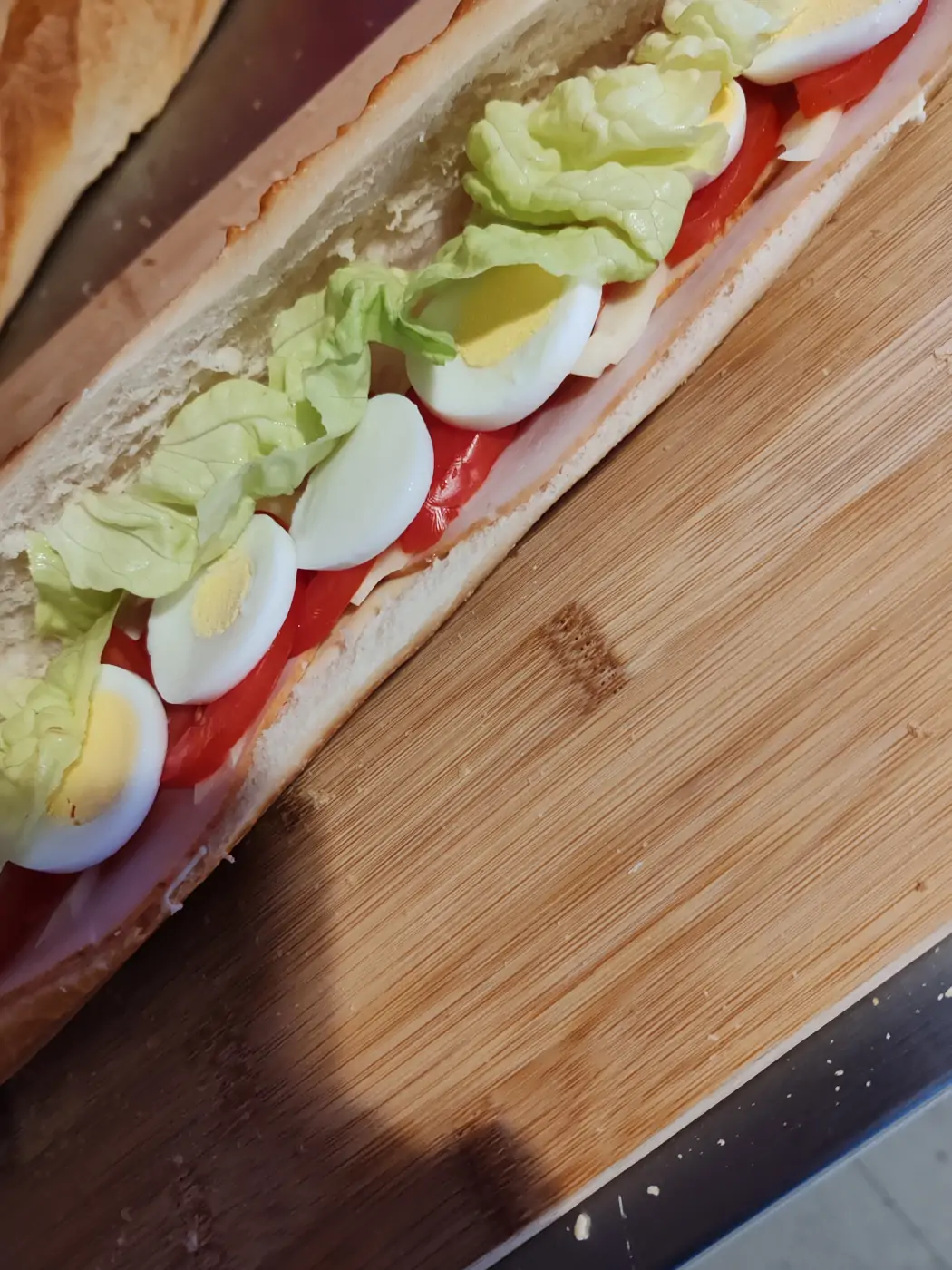 Sandwich jambon de dinde