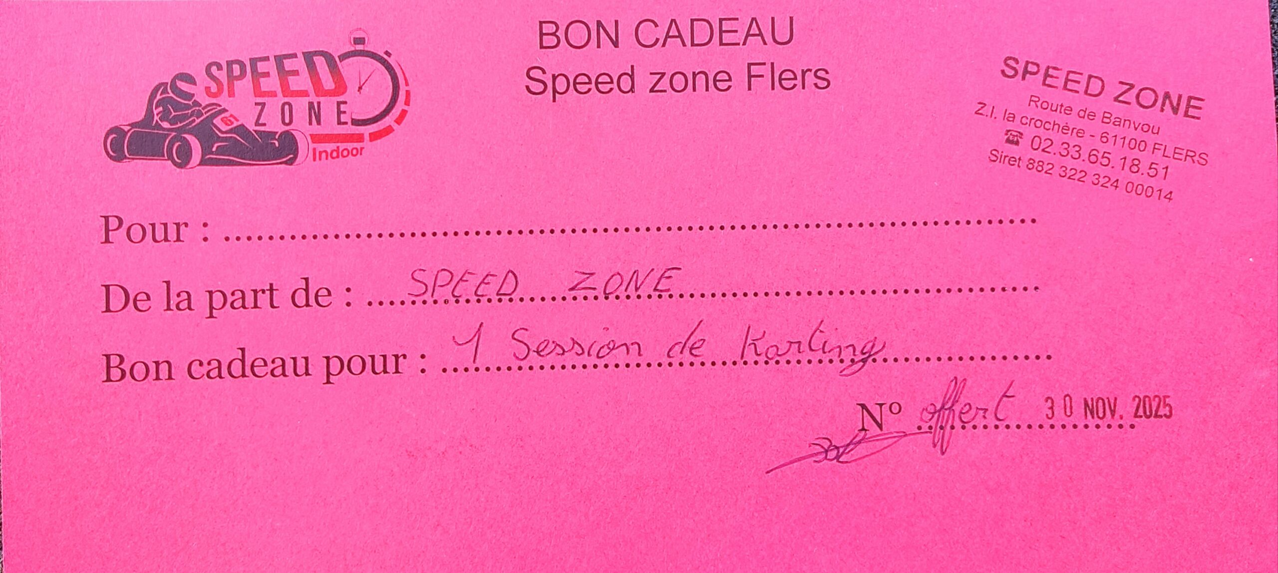 Une session de karting