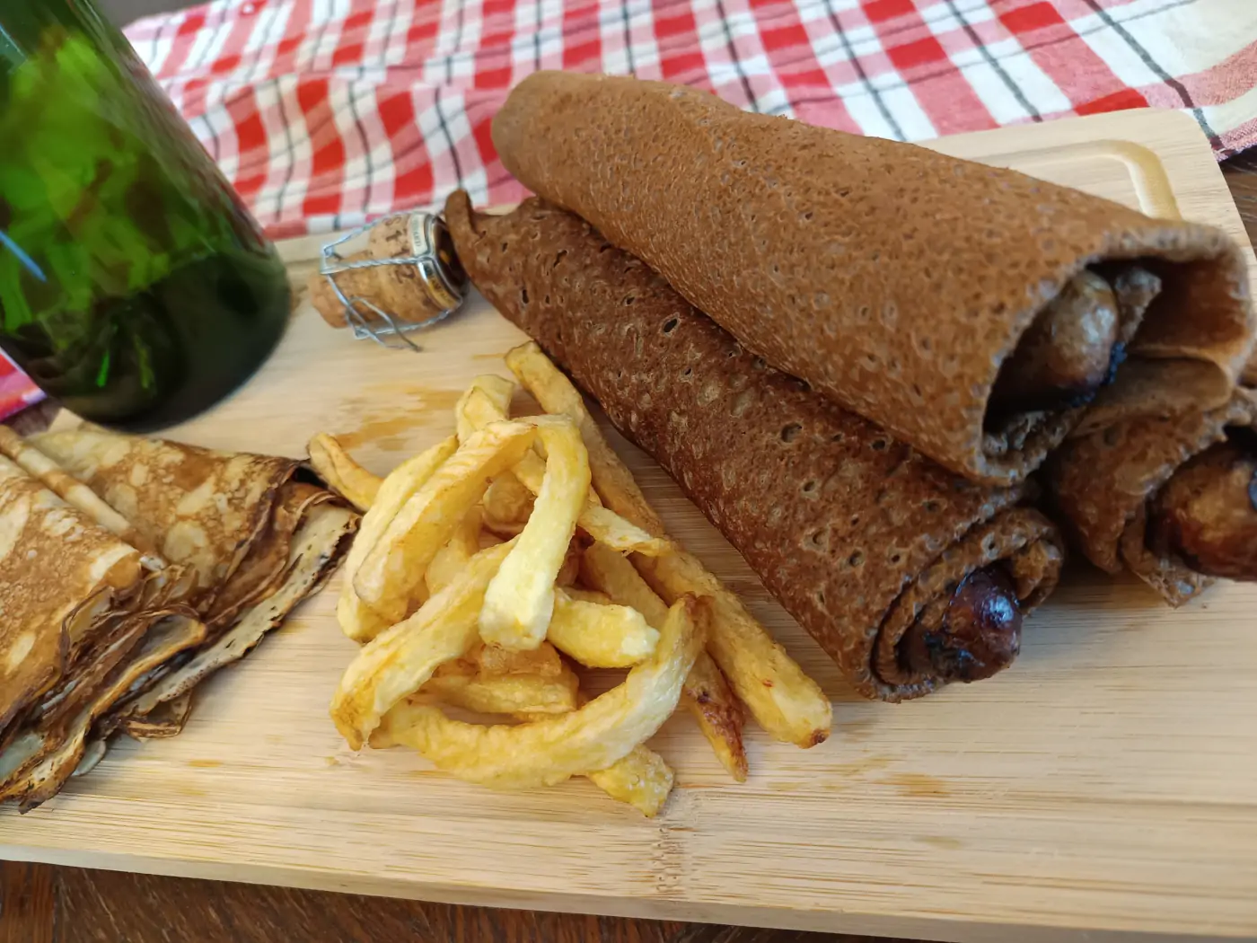 Galette Saucisse/frites