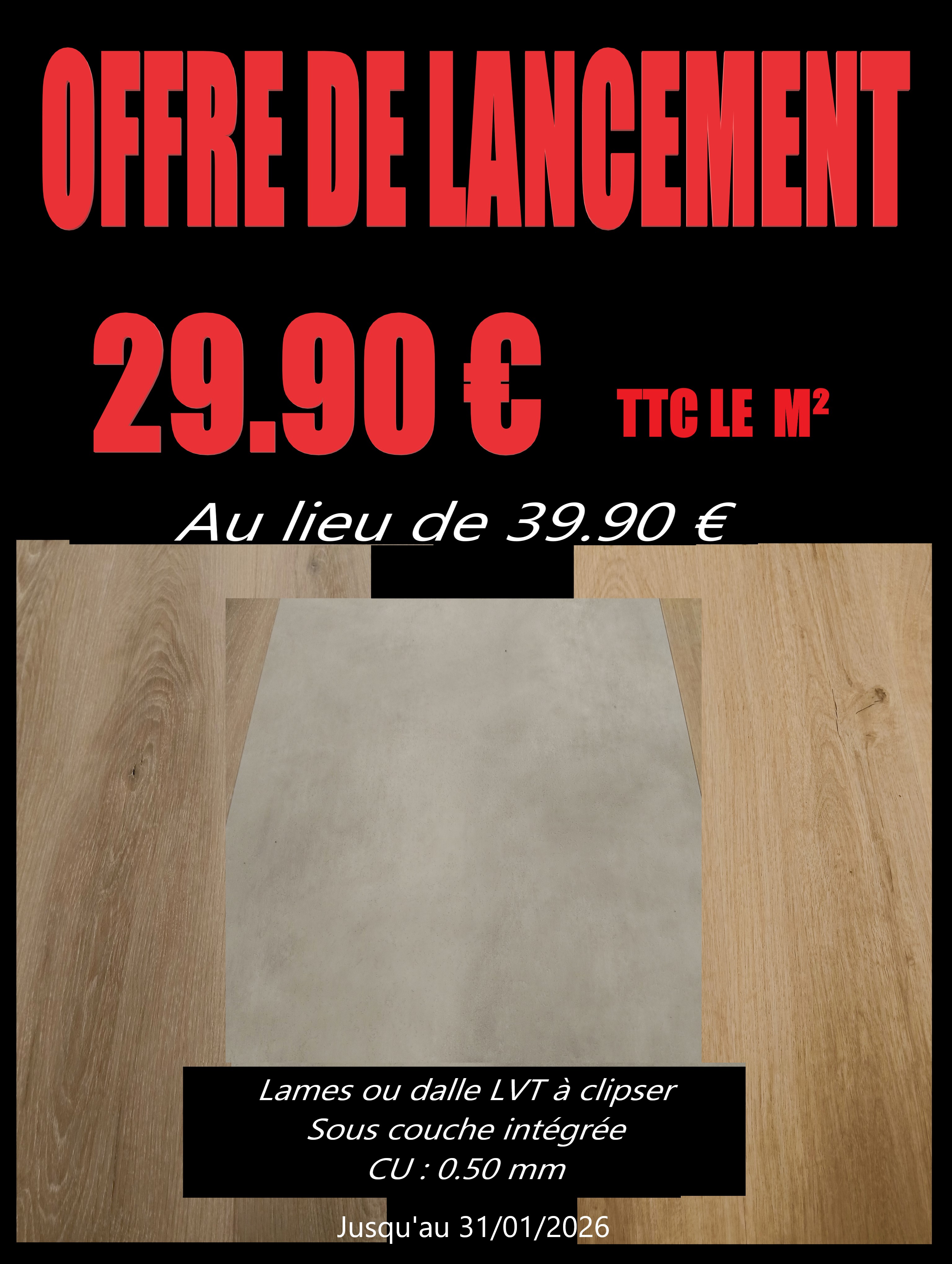 Revêtements De Sol Lvt à Clipser