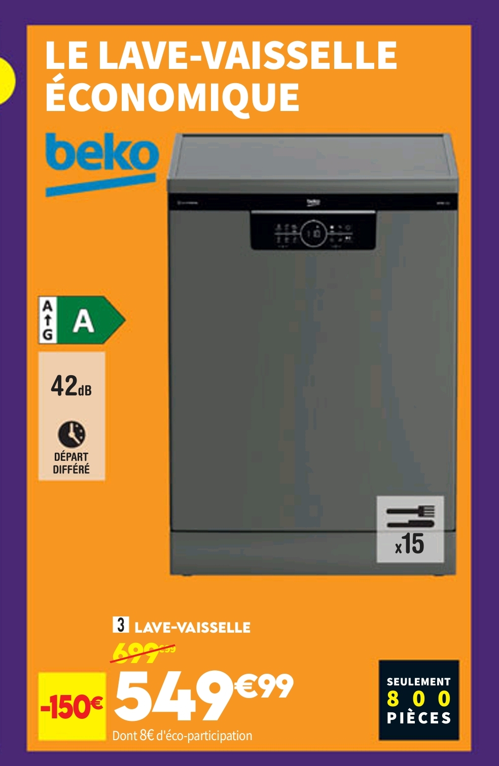 Lave Vaisselle Largeur 60 Cm Beko