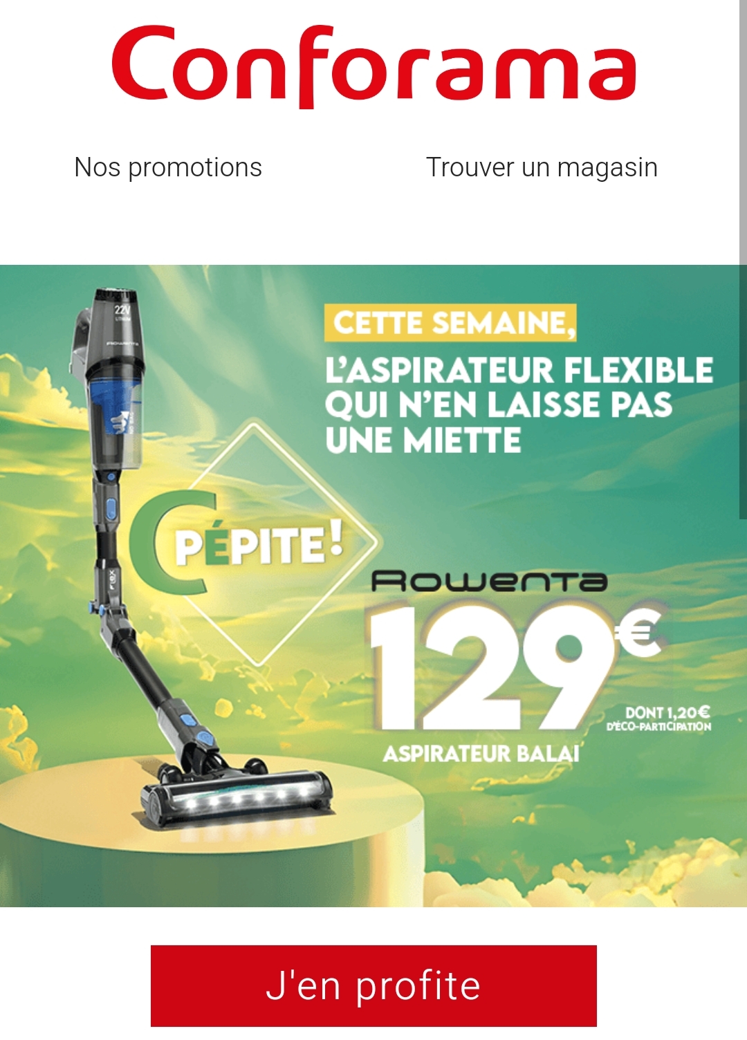 La Pépite De La Semaine Aspirateur Balai Rechargeable Rowenta Rh6929wo