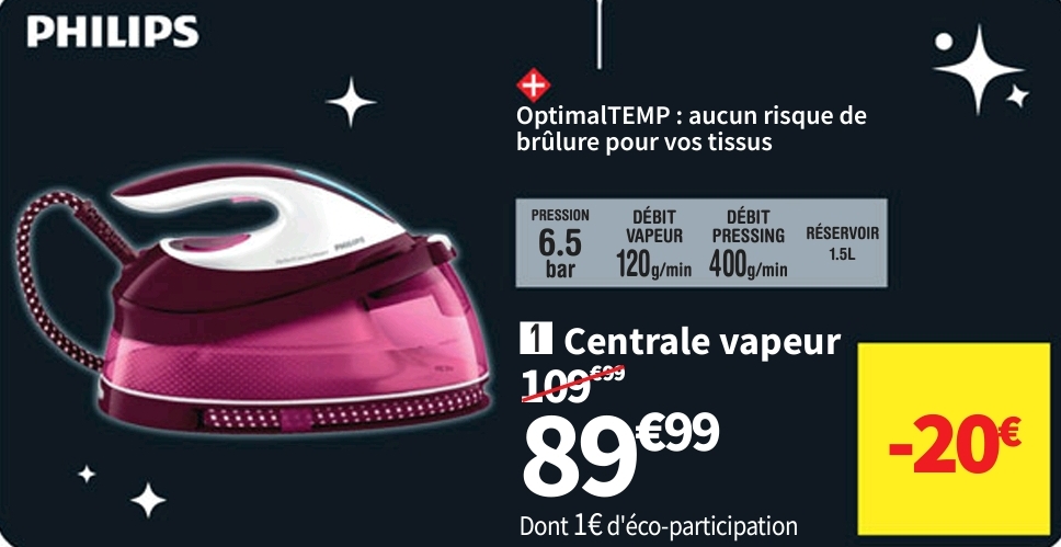 Centrale Vapeur Philips Gc7842/40