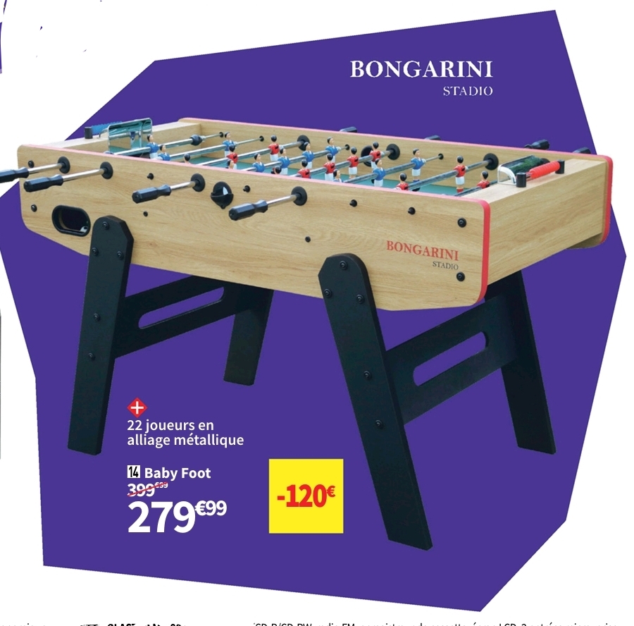 Baby Foot Bongarini