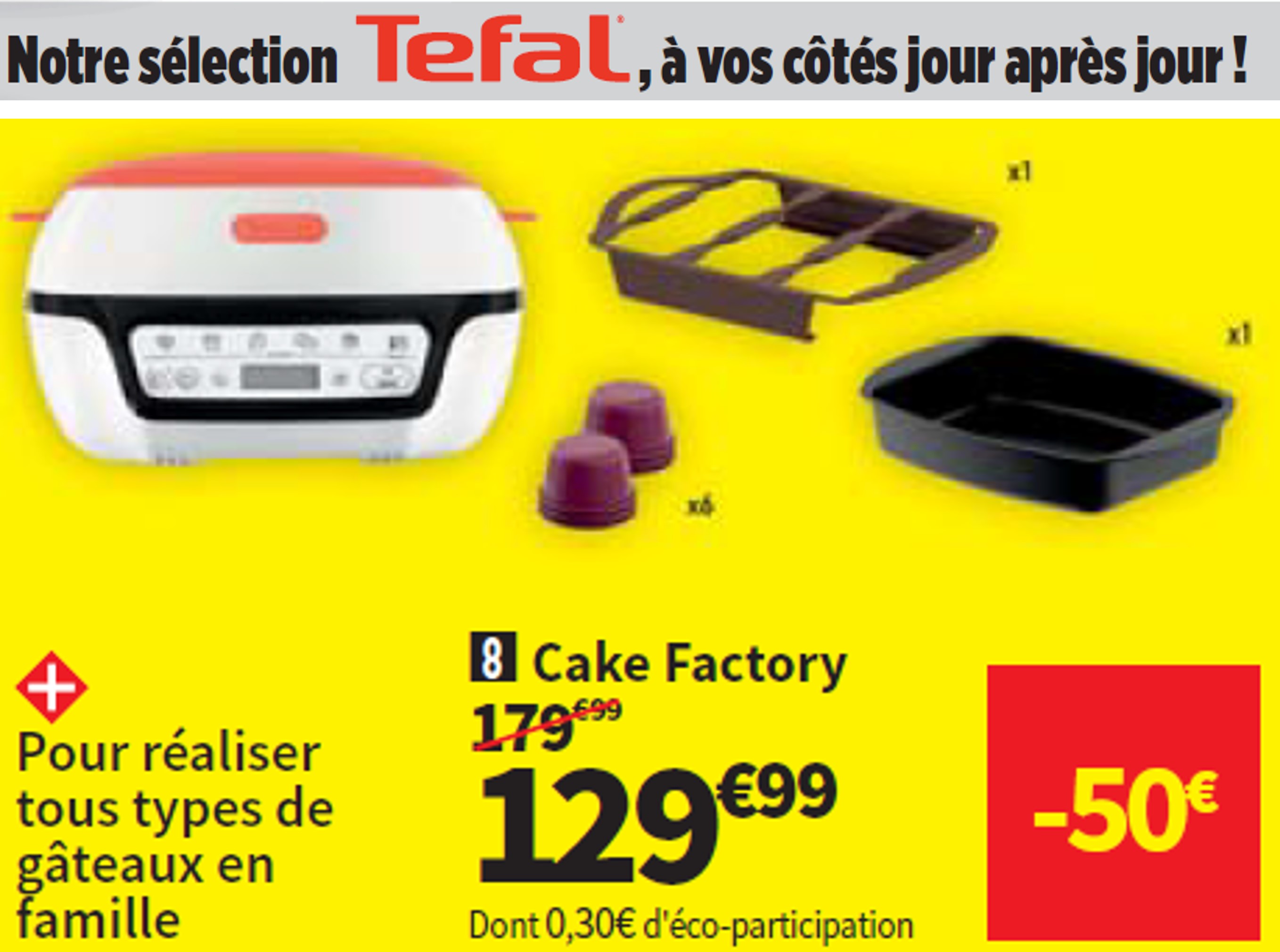 Cake Factory      Tefal Kd804510