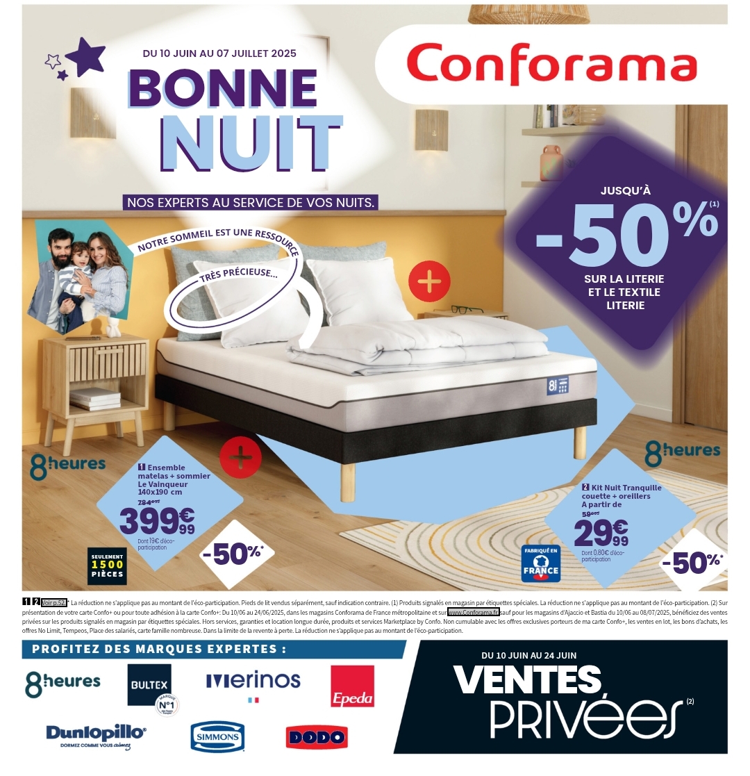 Catalogue Conforama  Nos Experts Au Service De Vos Nuits