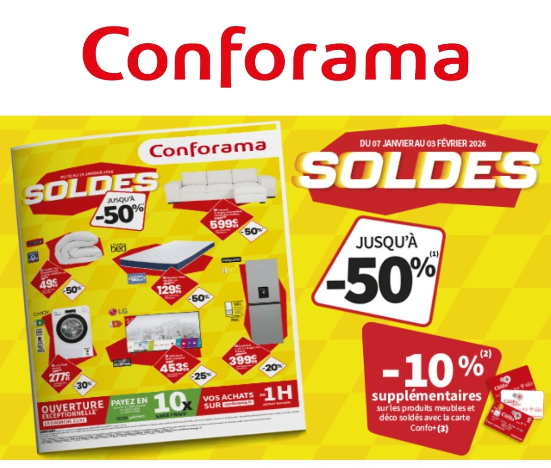 Catalogue Conforama Soldes