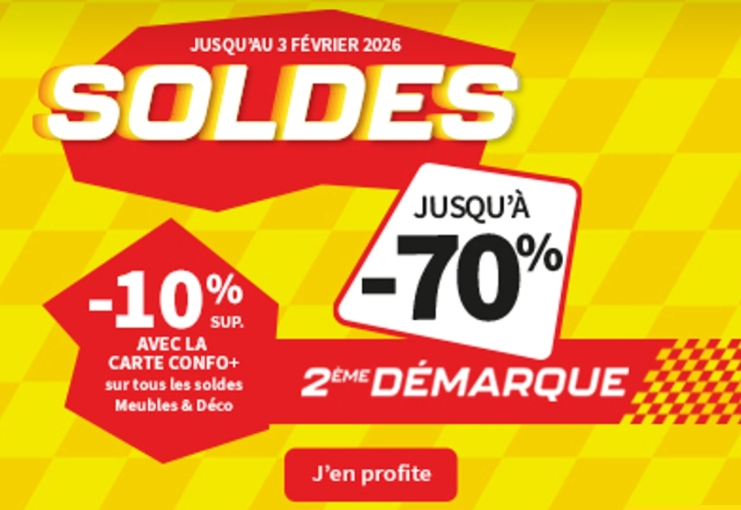 Conforama Soldes 2 ème Démarque