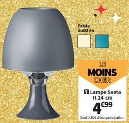 Lampe Sveta Coloris Gris     Le Moins Cher