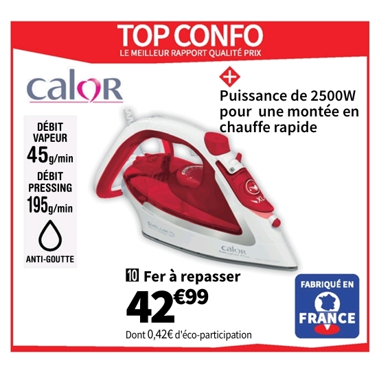 Top Confo Fer A Repasser Calor Fv5717c0
