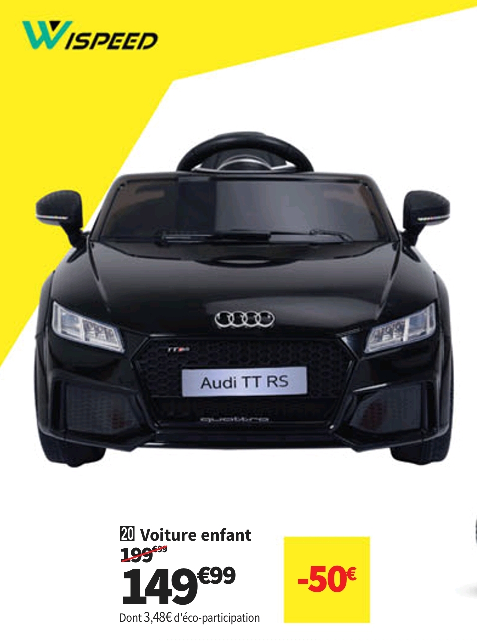 Voiture Enfant Audi Tt Rs12v