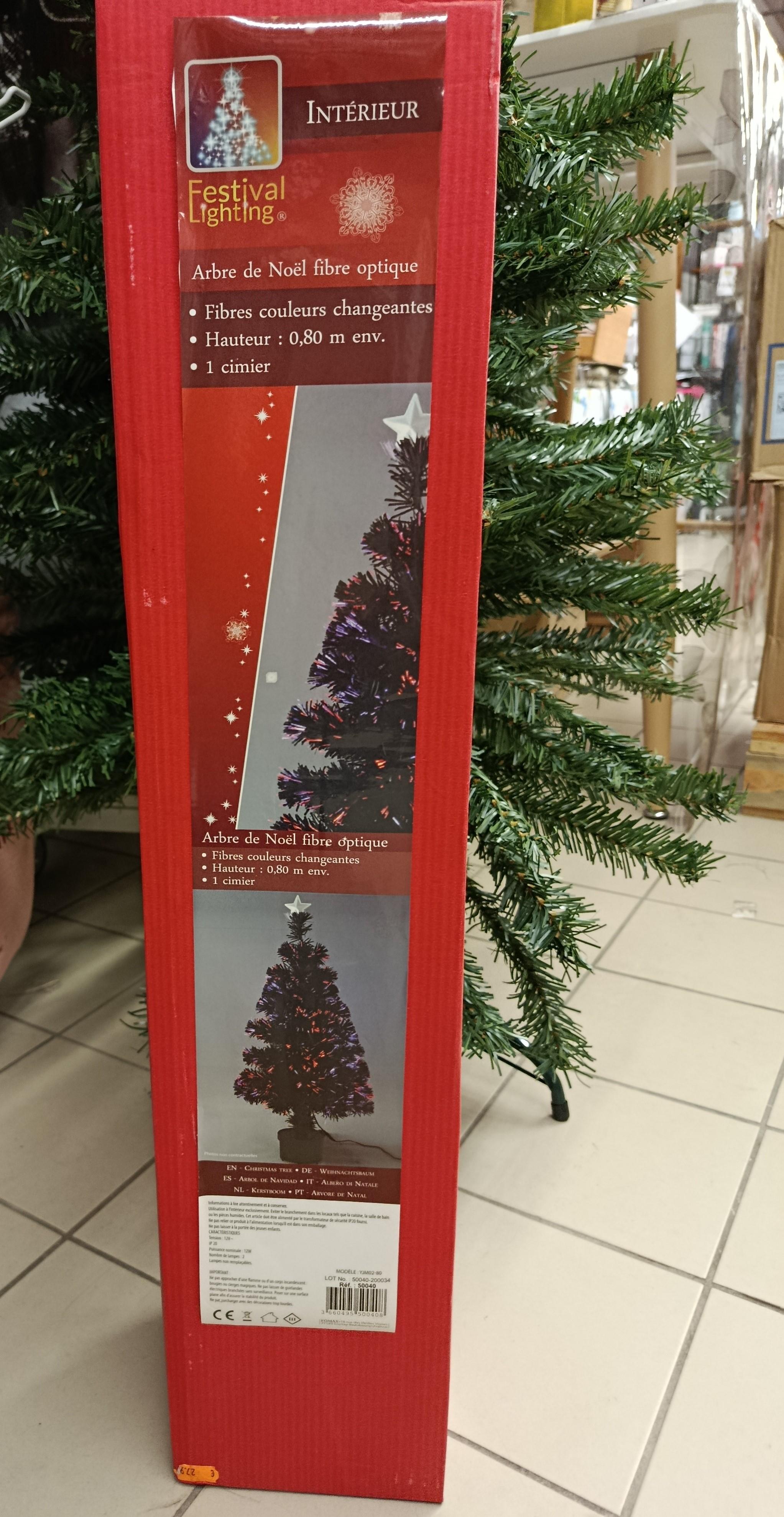 Sapin De Noel Fibre Optique