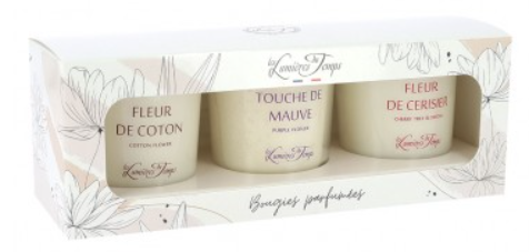 Coffret N°3 Traditionnel 3 Bougies