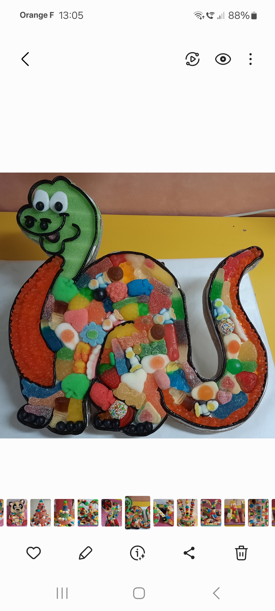 Dinosaure Gateau De Bonbons