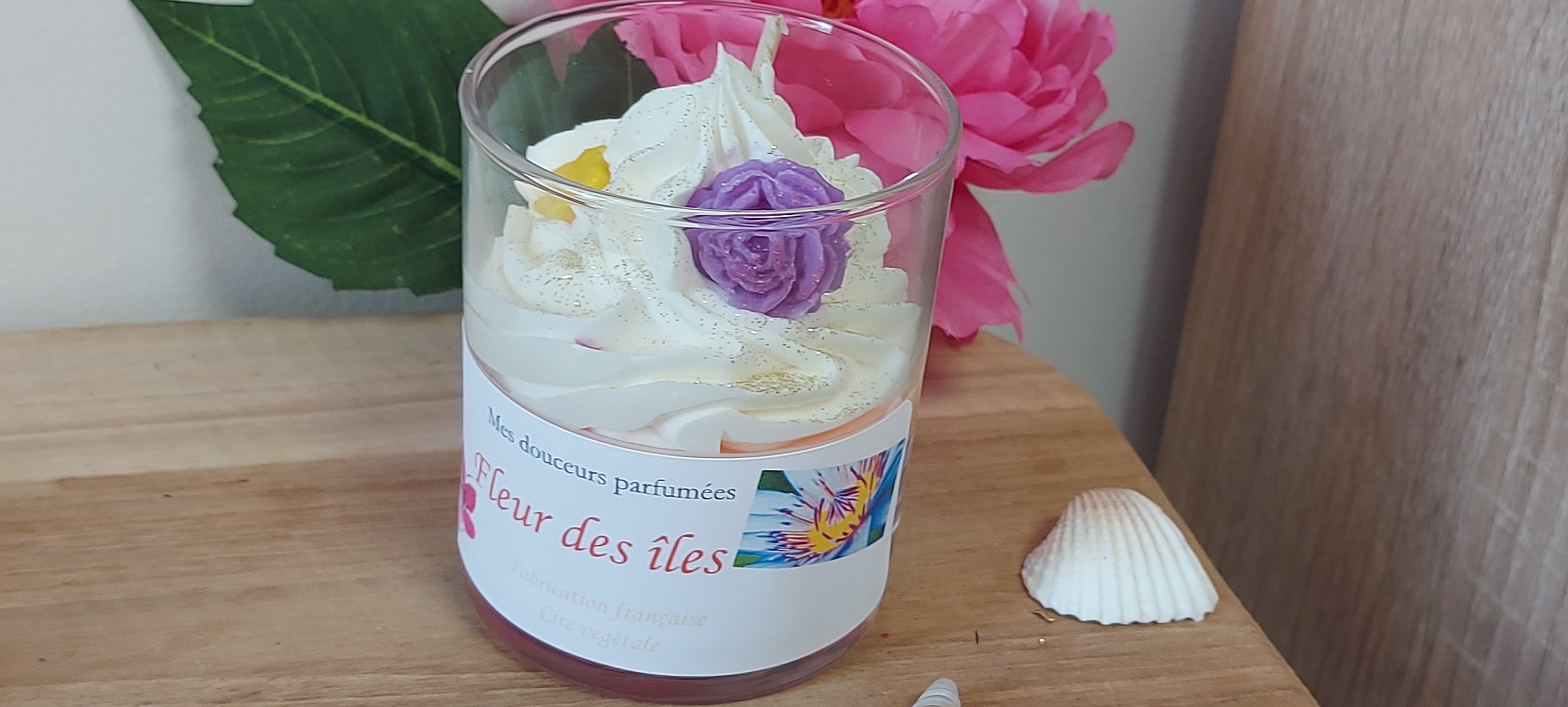 Verrine Bougie Fleur Des Iles