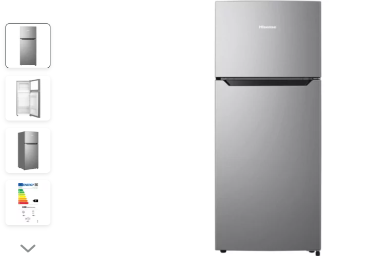 Réfrigérateur 2 Portes Hisense Rt156d4bgf