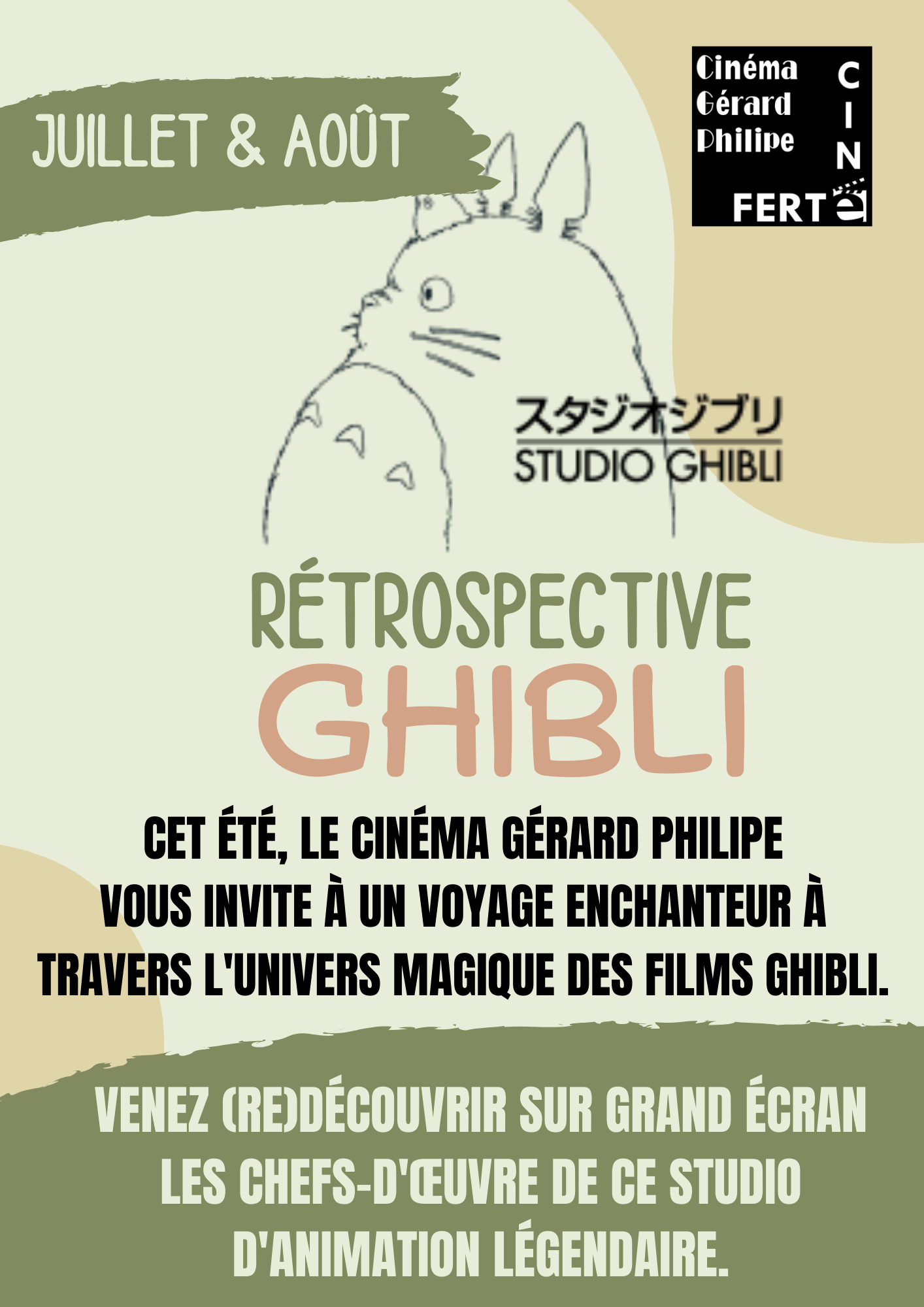 Rétrospective Des Films Ghibli Au Cinéma Gérard Philipe