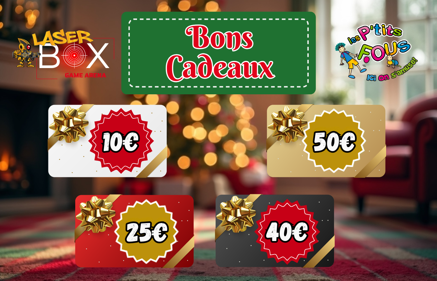 Bon Cadeau Les P’tits Fous