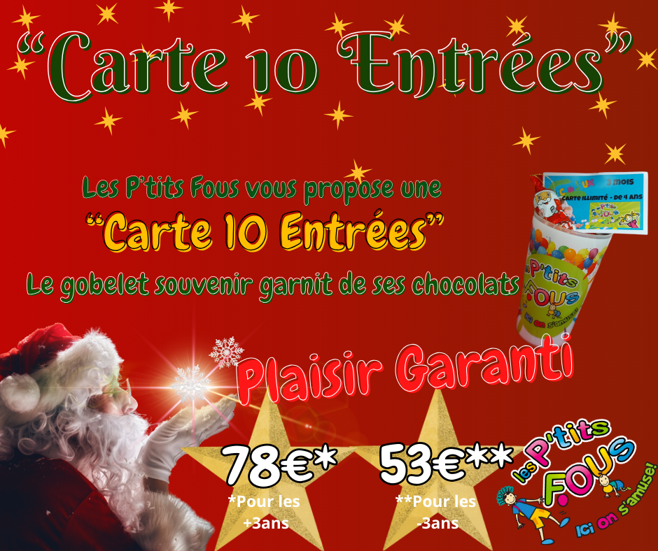 Carte 10 Entrées