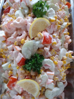 La Salade De Crevettes