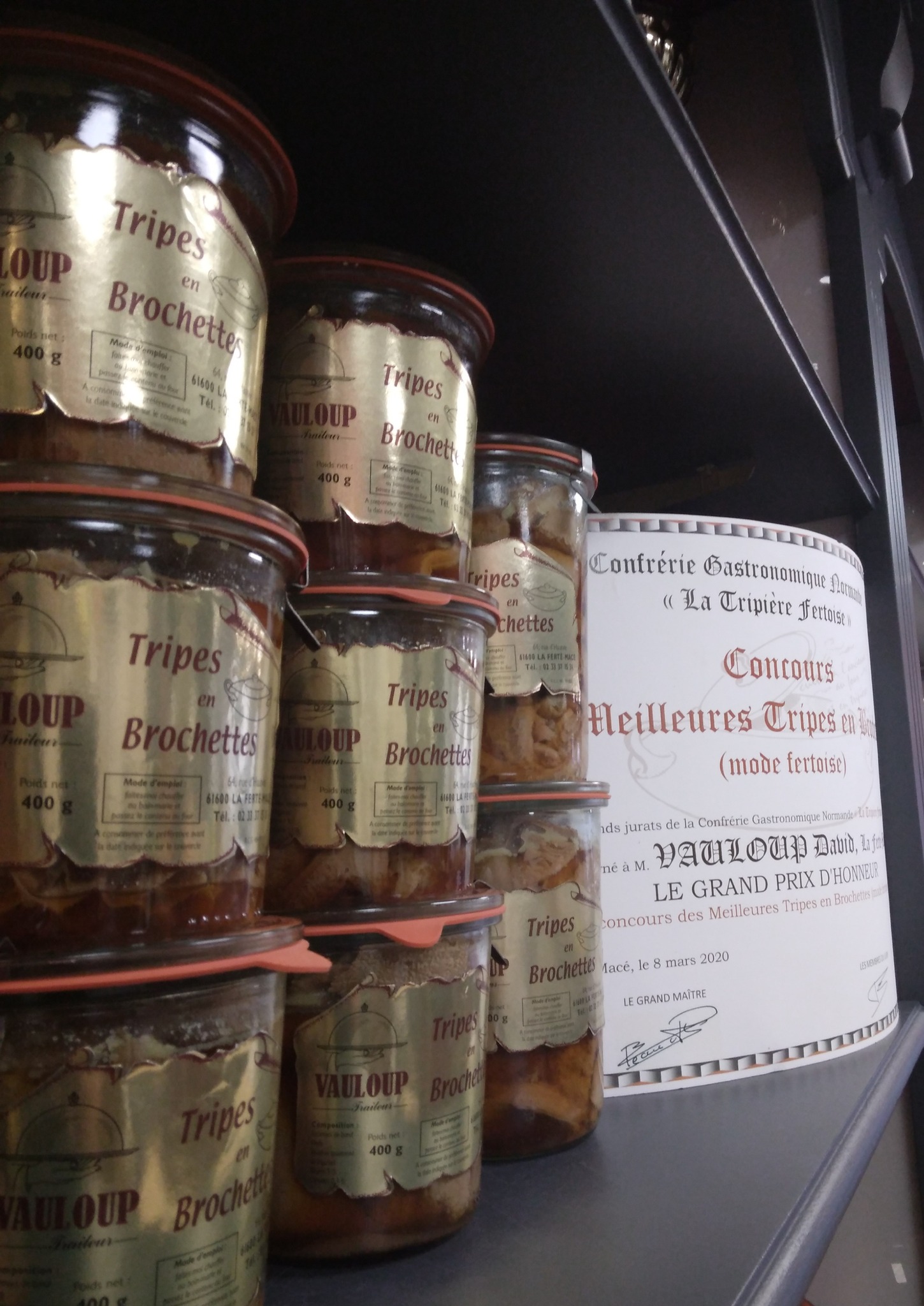 La Tripe En Brochettes 400grs (lot à Gagner Hiver 2025)