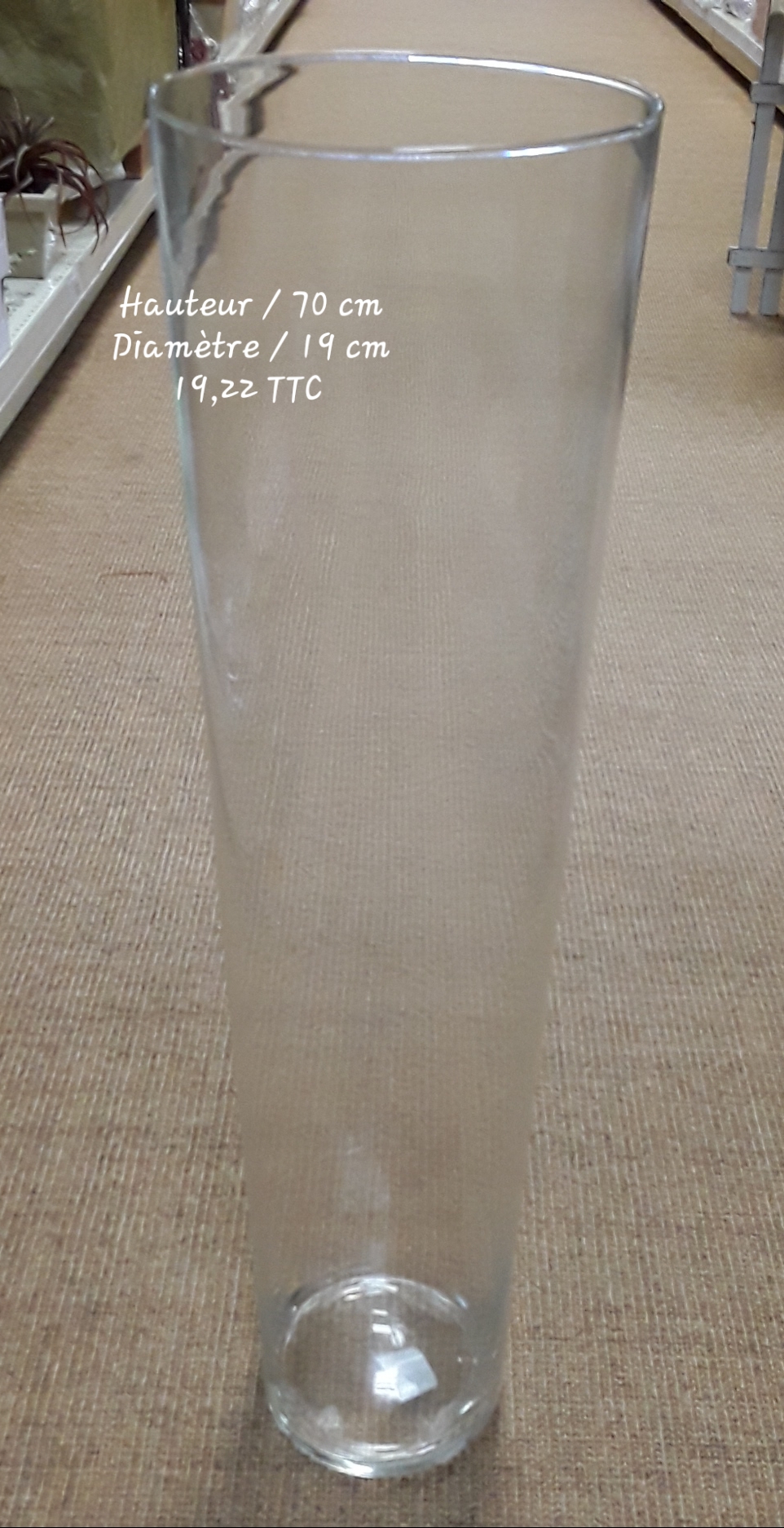 Vase En Verre Hauteur 70 Cm