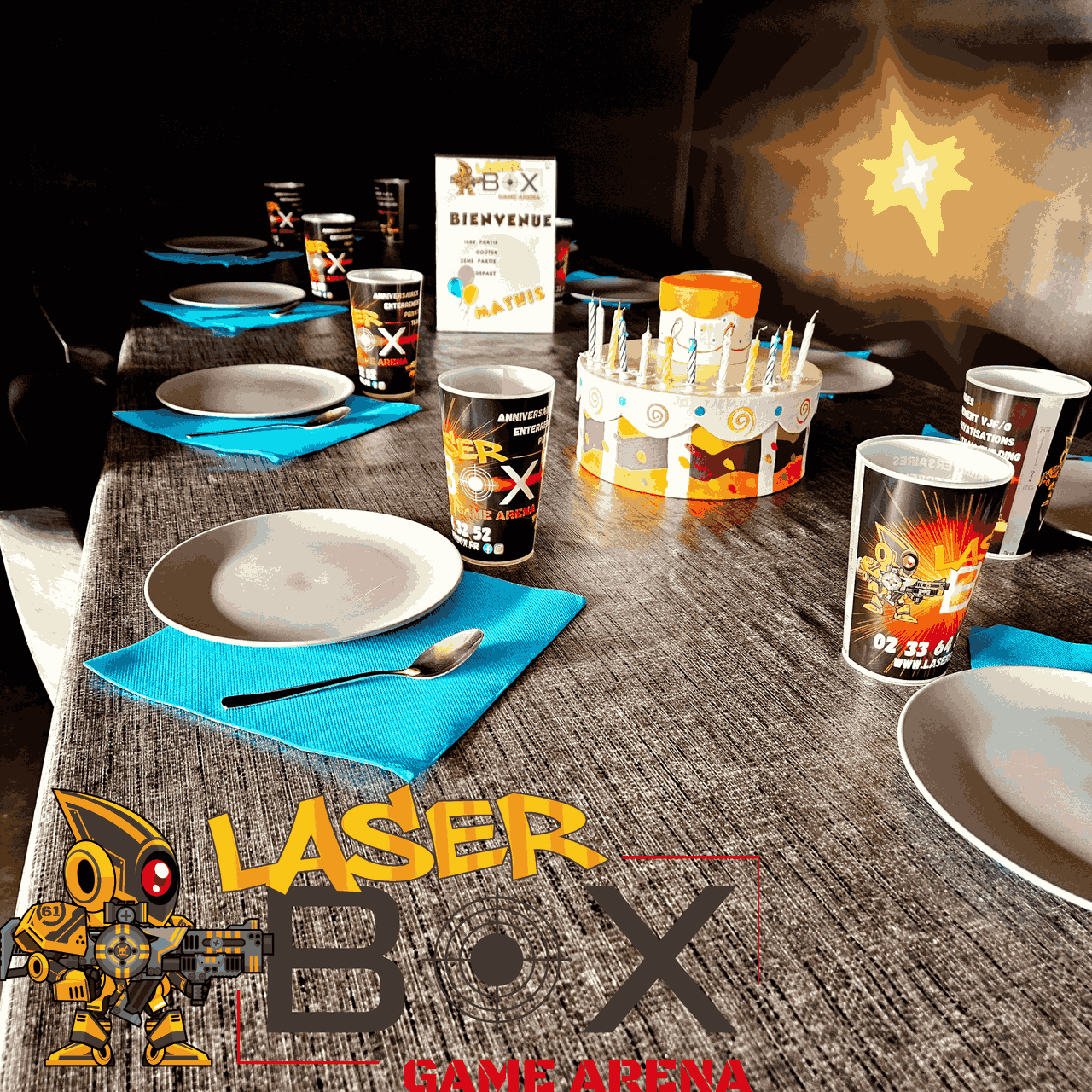 Laser Box Anniversaire ( 5 Joueurs )