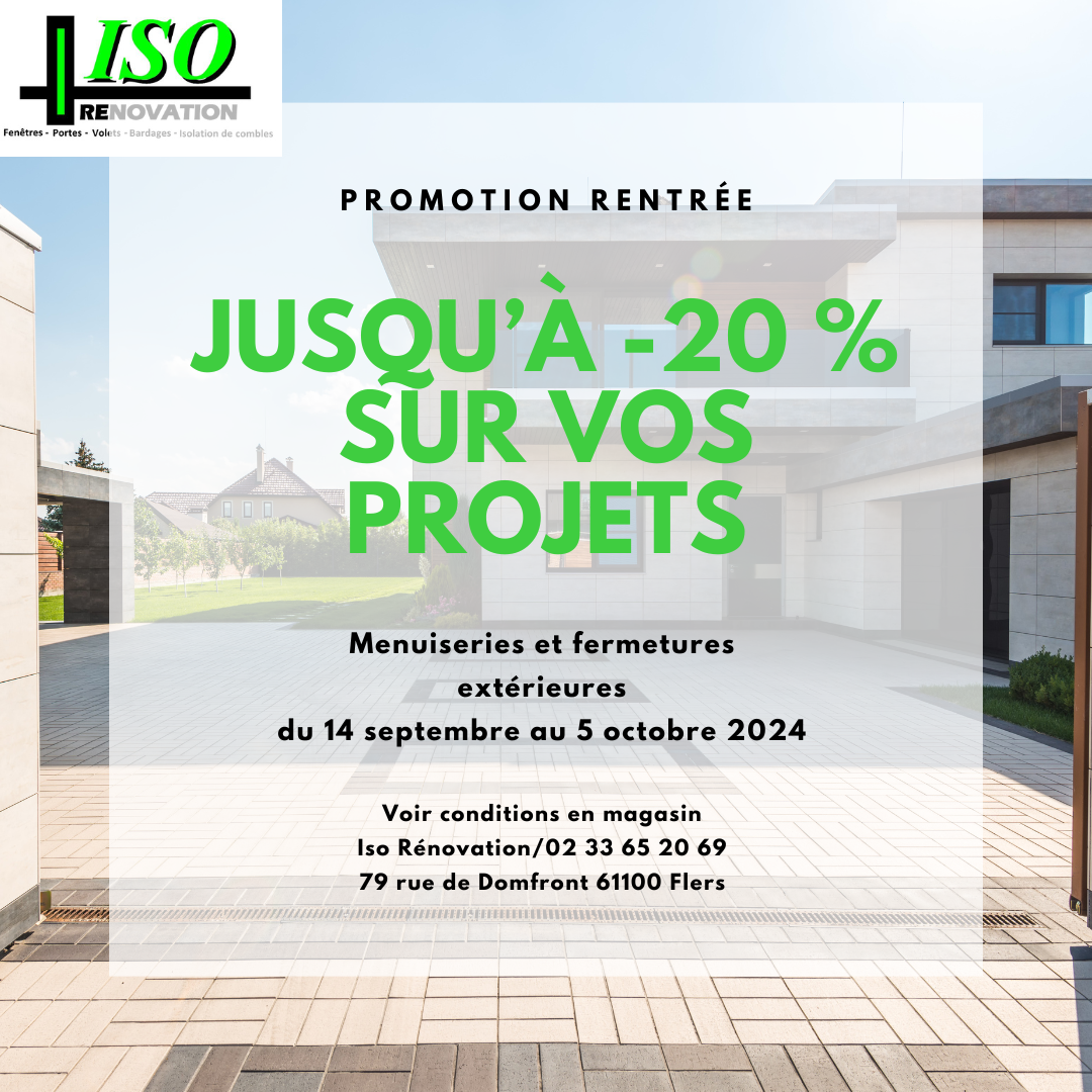 Promotion Septembre 2024