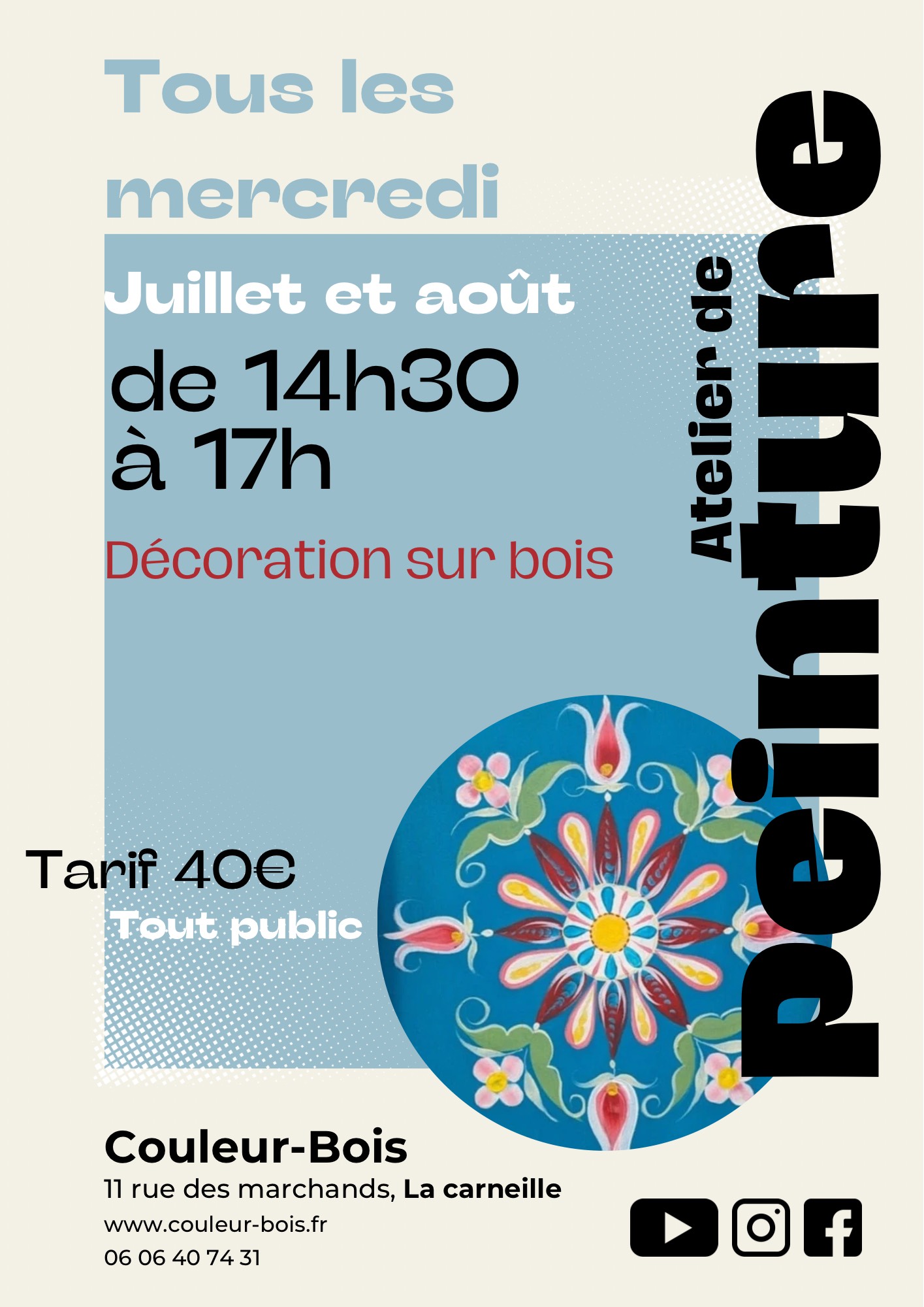 Atelier De Peinture Décorative Sur Bois