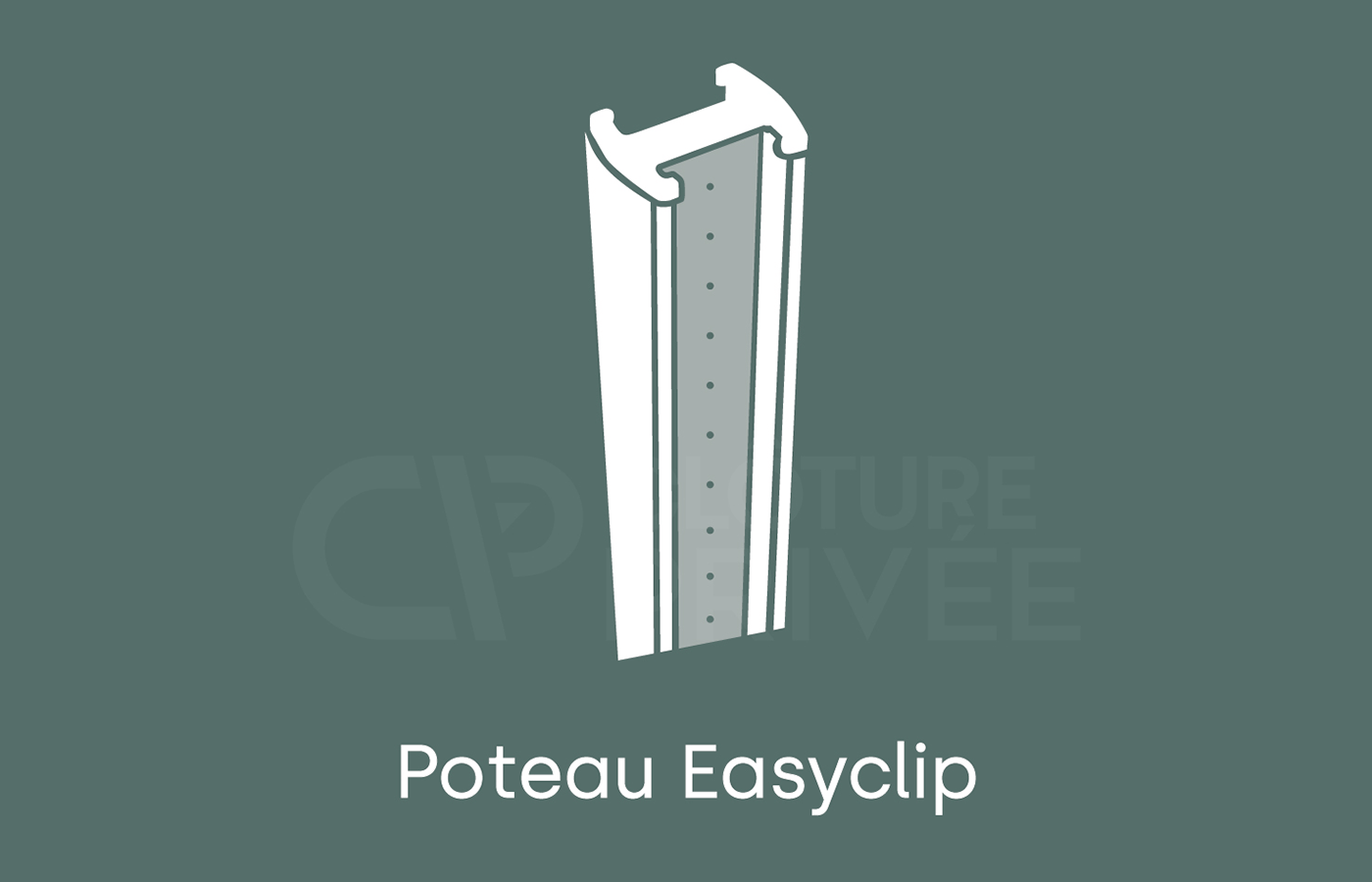 Poteau Easyclip
