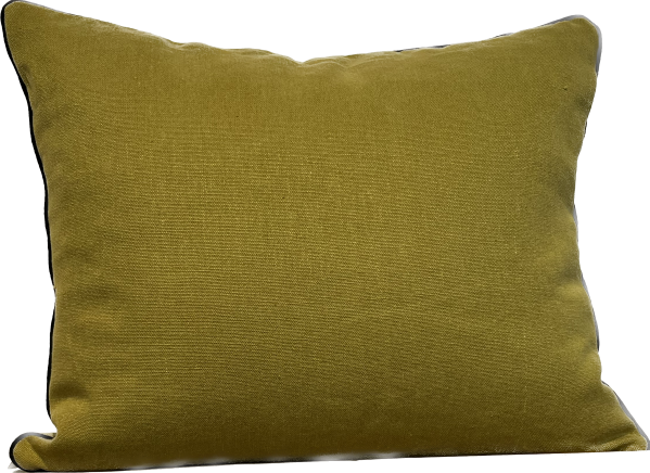 Grand Coussin Rectangle Jaune