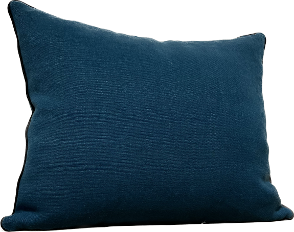 Grand Coussin Rectangle Bleu