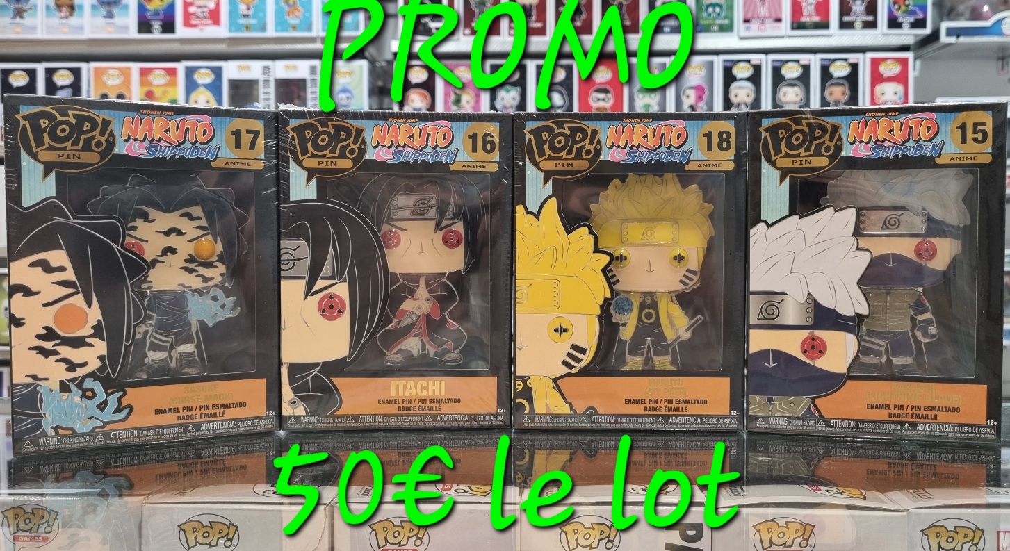 Lot 4 Pop Naruto